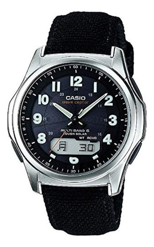 Reloj Para Hombre Casio Wave Ceptor/negro