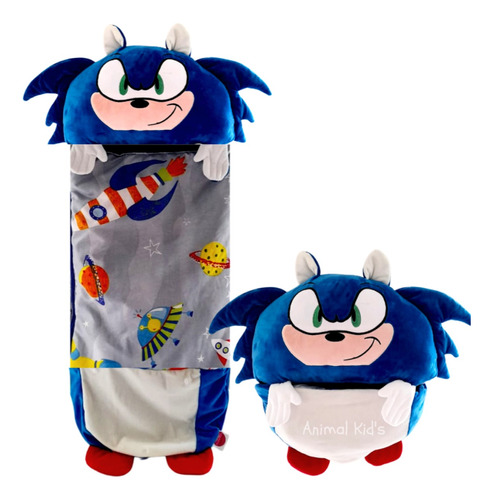 Saco De Dormir, Bolsa De Dormir Para Niños, Sonic 1,50