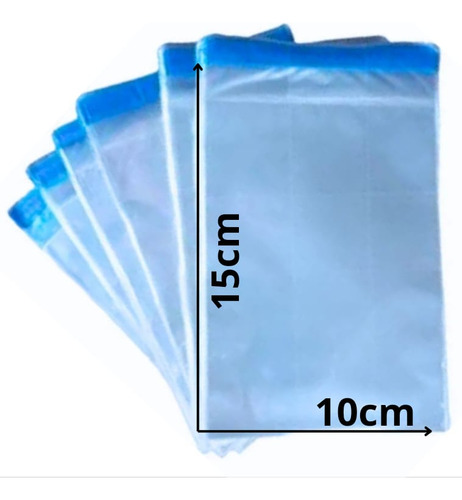 Saco Transparente Saquinho Adesivado 10x15 C/ 10000 Unidades