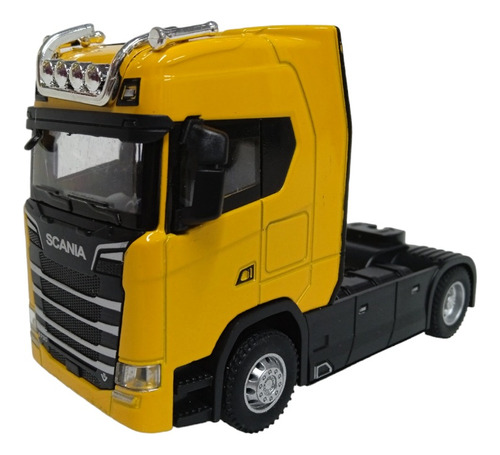 Camión Scania S730. Modelo Escala 1/50. 11,5cms_amarillo