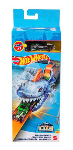 Hot Wheels Lanzador Tiburon De Mattel