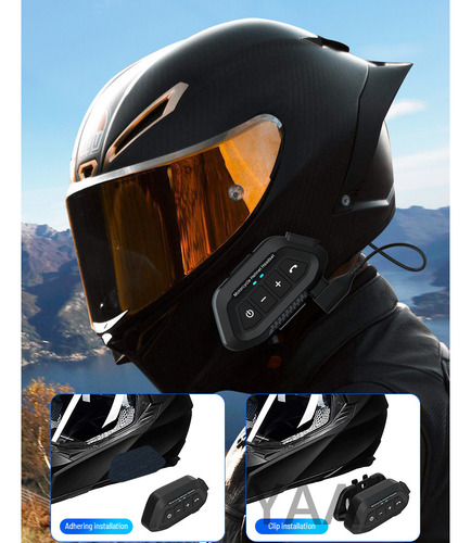 Auriculares Bluetooth Intercomunicador Moto Bluetooth 5.3 Ti