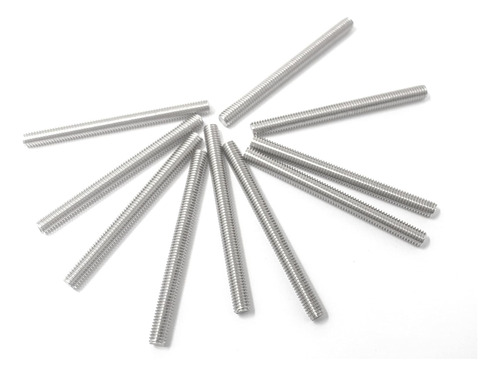 Eivvia 10 Pcs M6 X70 Mm 304 Varilla De Rosca Completa De