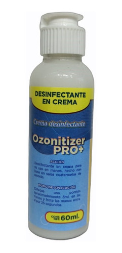 Crema Desinfectante Para Manos 10 Piezas De 60 Ml