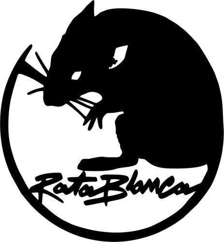 Calco Rata Blanca  Logo 1997 Sticker Vinilo