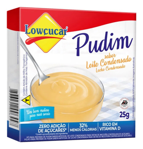 Pudim De Leite Condensado Zero Ad. De Açúcares Lowçucar 25g