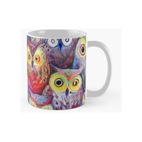 Taza Ojos Saltones Noctámbulo Nido Plumas Crías Vibrante Moc