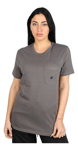 Remera Mujer Manga Corta C Bolsillo Oldtown Polo T. Especial