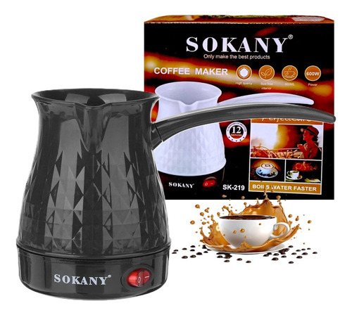 Cafetera Electrica Turca Cafetera Turca Sokany 500ml 600w