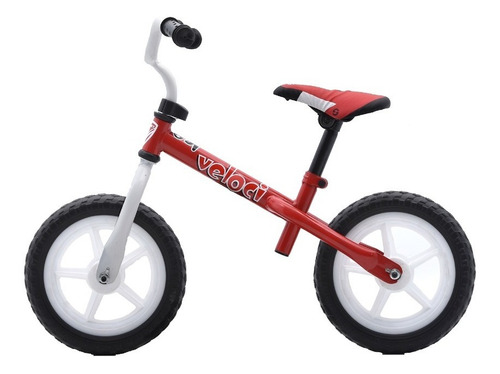 Bicicleta Veloci Leo Eva Balance R12 Rojo Infantil