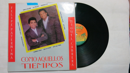 Vinyl Vinilo Lp Acetato Felipe Paternina Miguel Cabrera Trop