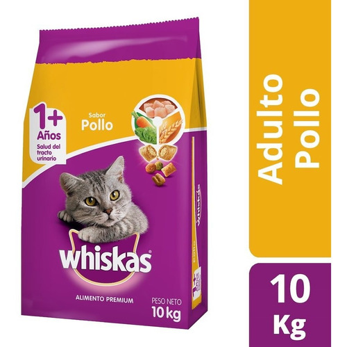 Whiskas Adulto Pollo X 10 Kg