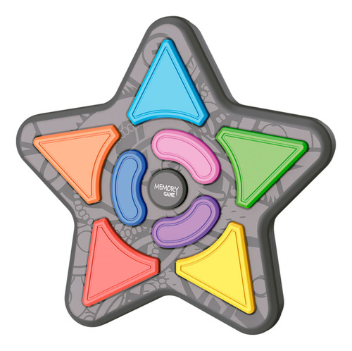 Juego De Memoria En Forma De Estrella Con Luces Y Sonido