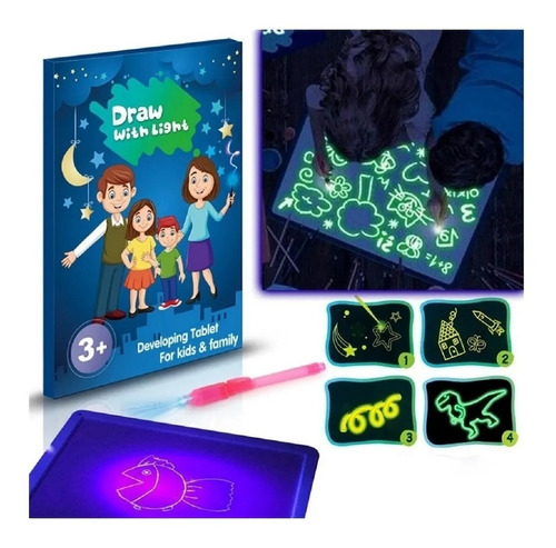 Pizarras Mágicas Pizarra Magic Pad Para Niños 3d Tablero A5