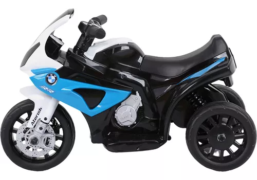 Moto Montable Electrica Bmw R1250 12 Volts Niños Hasta 50 Kg Color Azul