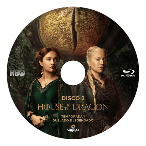 Blu-ray Série A Casa Do Dragão - 1ª Temporada - Dub/leg