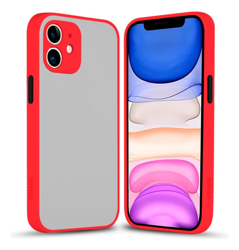 Funda Calidad Premium, Transparente Bicolor, Para iPhone