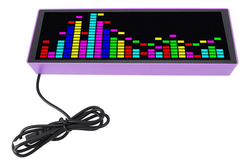 Analizador De Pantalla De Espectro Musical 16x24 Rgb 12 Dyna