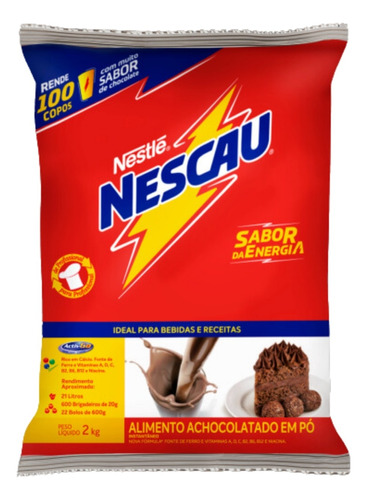 Cacau Em Pó Nescau Professional - 2 Kg