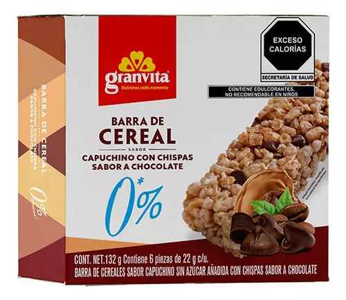 Barras de Cereal 0 %* 132 g