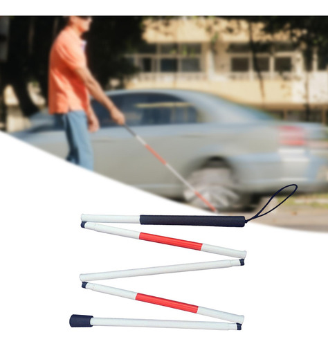 Bastón De Movilidad Plegable Portátil De 49 Pulgadas (124