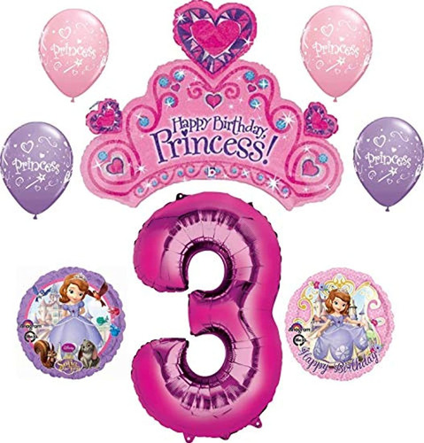 Globos De La Princesa Sofía Para El 3