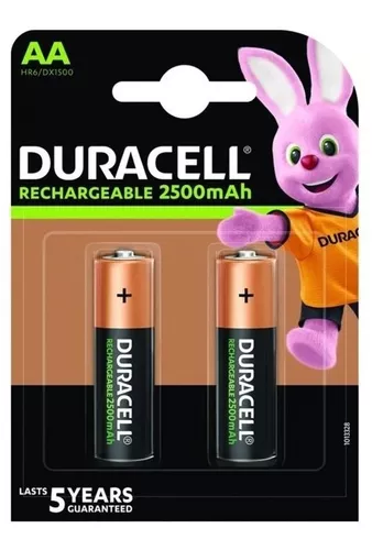 Pilas AA marca DURACELL x 2