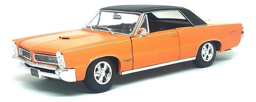 Miniatura Carro Pontiac Gto 1965 Laranja 1:18 Maisto