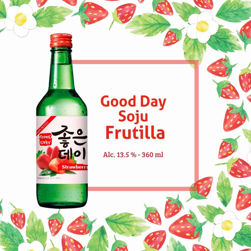 Imagen 8 de 8 de Combo 12 Soju Good Day + 2 Vino De Ume - Importados De Corea