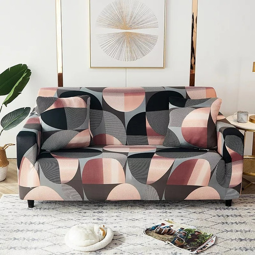 Funda Protector Para Sillón Sofá 3 Cuerpos Diseños Tela Lisa