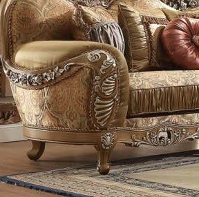 Imagen 4 de 7 de Sala Clasica De Madera, Sala Estilo Luis Xv , Sala Elegante