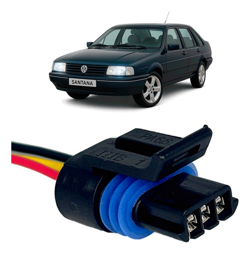 Plug Conector Sensor Posi Tps Fueltech Vw Gol Santana Ap Mi