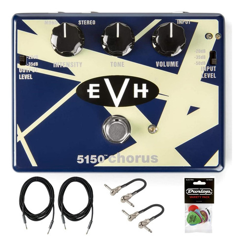 Pedal De Coro Mxr Mxr 5150 (evh30) Con 2 Cables De Instrumen
