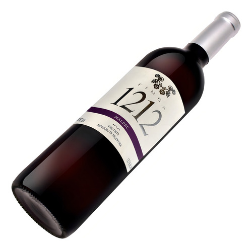 Vino Tinto Argentino Finca 1212 de Malbec 750ml