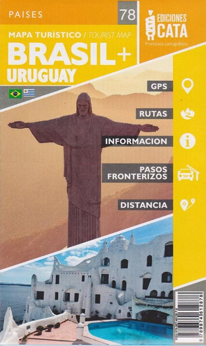 Kit Mapas Dobráveis Argentina E Uruguai + Sul Do Brasil