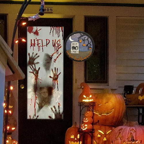 Kit De Madera Con Cuenta Regresiva Para Halloween, 1 Unidad