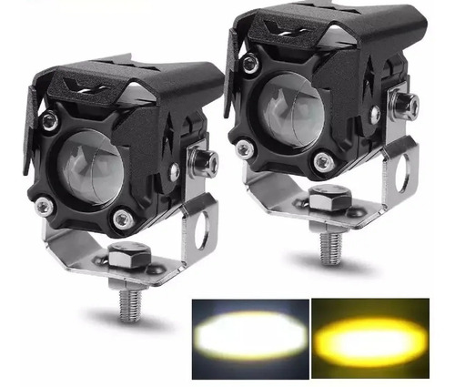 Exploradoras Turbo Led Antiniebla Bicolor 40000lm Carro/moto