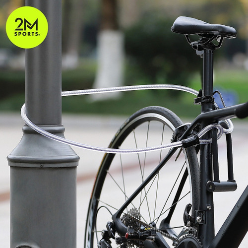 Imagen 8 de 10 de Candado Bicicleta Traba U Irrompible Seguridad