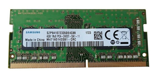 Memória Ram 4gb 1x4gb Samsung M471a5244cb0-crc