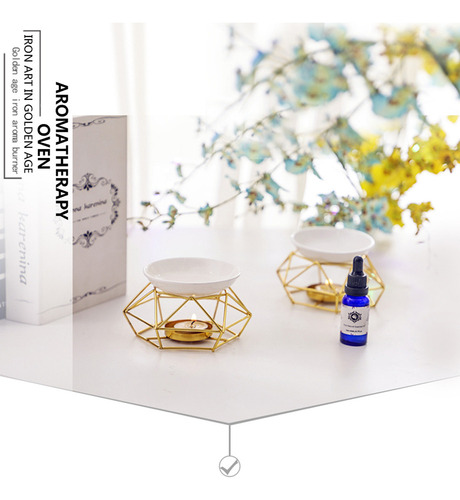 Q Quemador De Aceite De Hierro Vela Aromaterapia Aceite