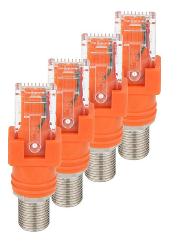 Adaptador Coaxial A Ethernet, Paquete De 8 Unidades, Coaxial