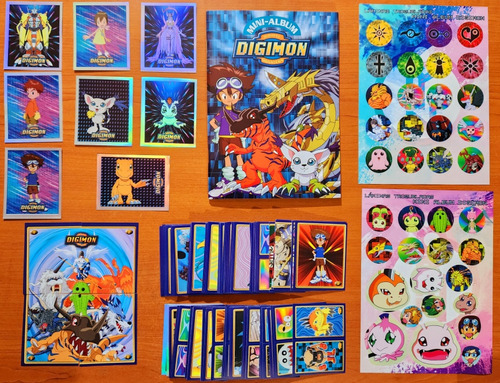 Album Digimon Mini Remasterizado Completo A Pegar + Regalos