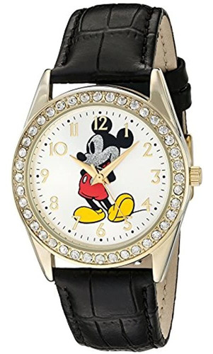 Reloj De Cuarzo De Disney  Mickey Mouse  Para Hombre, Color: