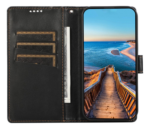 Funda Para Teléfono Samsung Galaxy A56 A36 A26 A16, Funda Tipo Bolsa Con Ranura En Forma De A