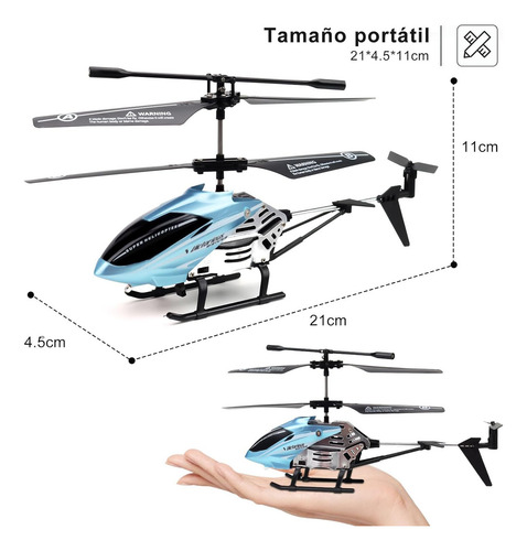 Avión De Control Remoto Anti-caída Con Luz ,regalo Navidad