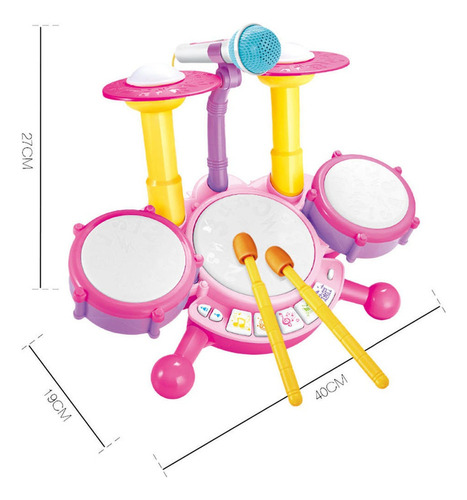 A Juguete Para Bebé Dynamic Jazz Drum Educación Temprana