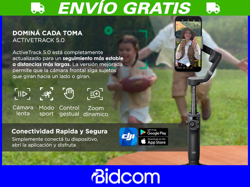 Imagen 3 de 10 de Estabilizador Dji Osmo Mobile 6 Trípode Fotos Y Videos Usb C