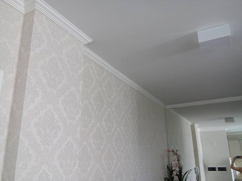 Moldura Rodateto Isopor C/ Acabamento C/ Massa M2 18 Mts