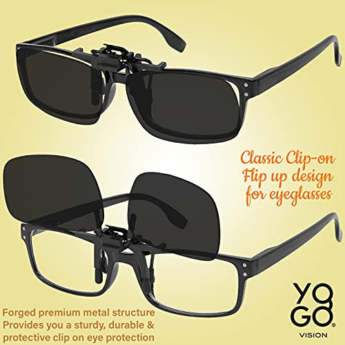 Visión De Yogo Clip En Gafas De Sol Para Hombre Hy57x