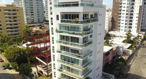 Apartamento Es La Esperilla Con Exceletne Vista Panoramica Al Mar Y La Ciudad Piso 8 Con 260m2